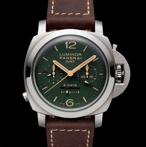 panerai luminor green dial|Panerai Luminor pam 00889.